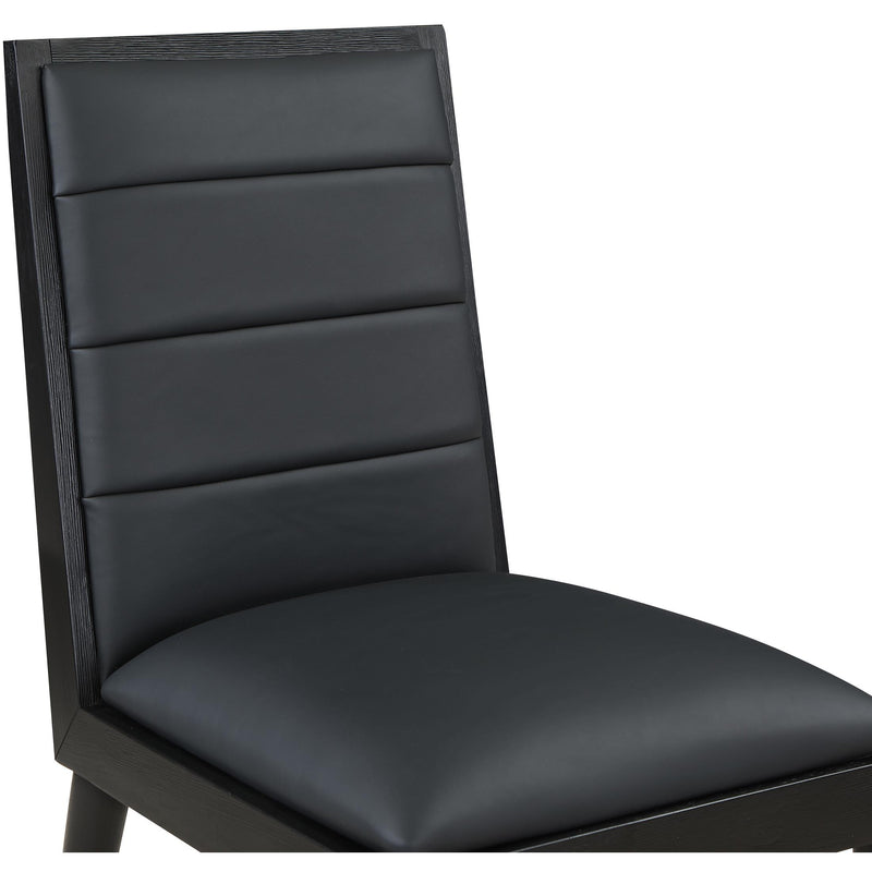 Meridian Bristol Black Vegan Leather Dining Chair IMAGE 6