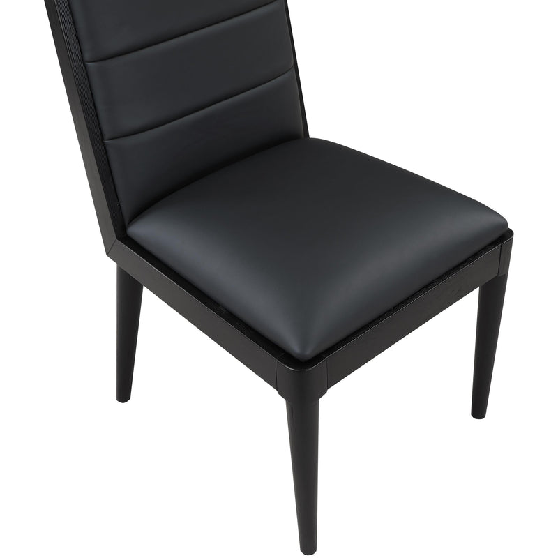 Meridian Bristol Black Vegan Leather Dining Chair IMAGE 7