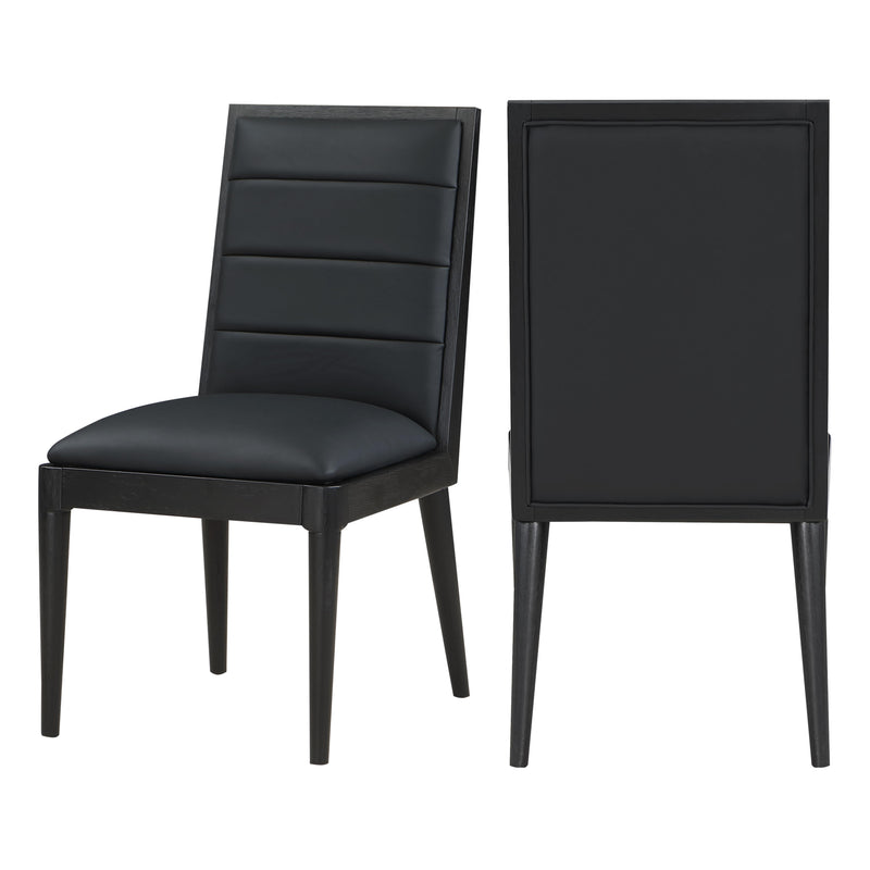 Meridian Bristol Black Vegan Leather Dining Chair IMAGE 9