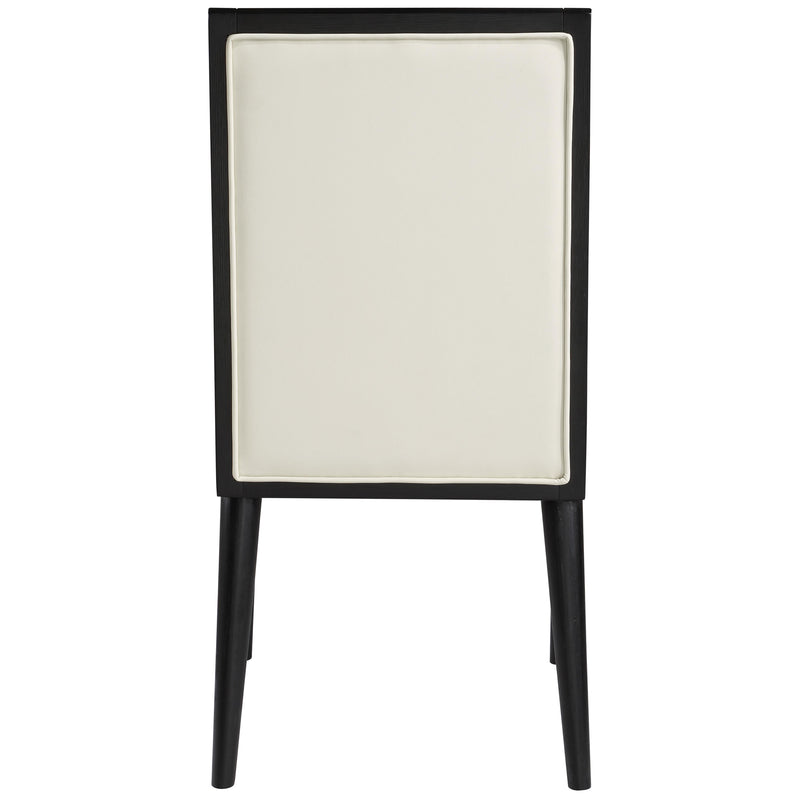 Meridian Bristol Cream Vegan Leather Dining Chair IMAGE 2