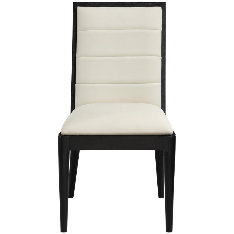 Meridian Bristol Cream Vegan Leather Dining Chair IMAGE 4