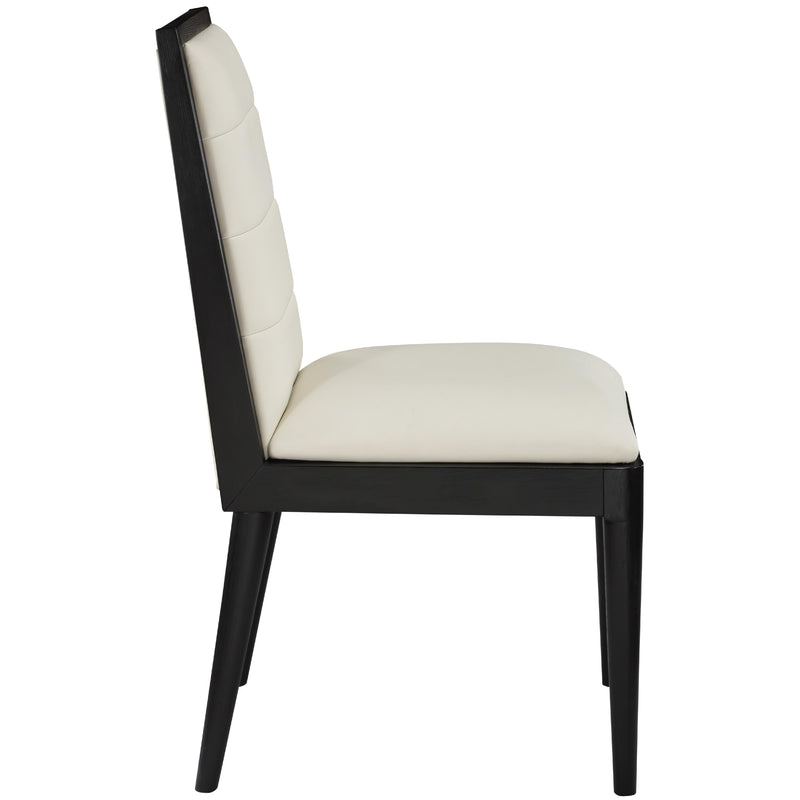 Meridian Bristol Cream Vegan Leather Dining Chair IMAGE 5