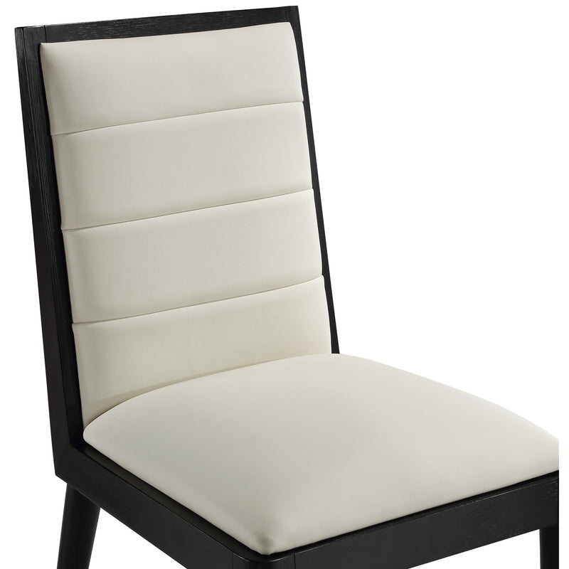 Meridian Bristol Cream Vegan Leather Dining Chair IMAGE 6