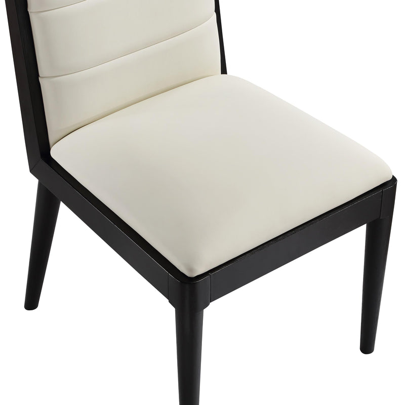 Meridian Bristol Cream Vegan Leather Dining Chair IMAGE 7