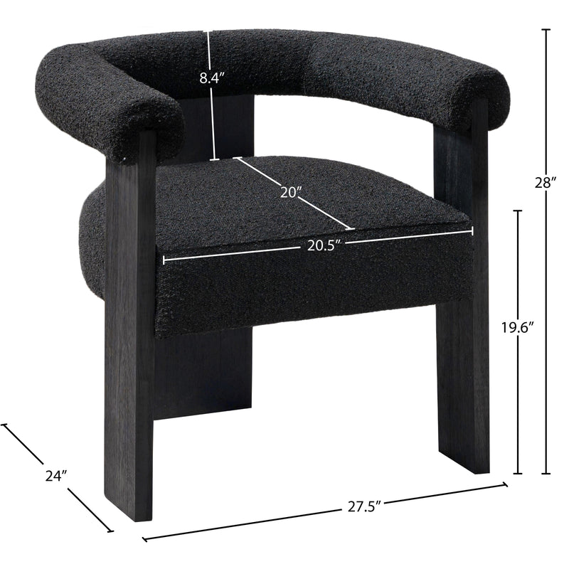 Diamond Modern Furniture Factory Direct Barrel Dining Chair 565Black-C IMAGE 10