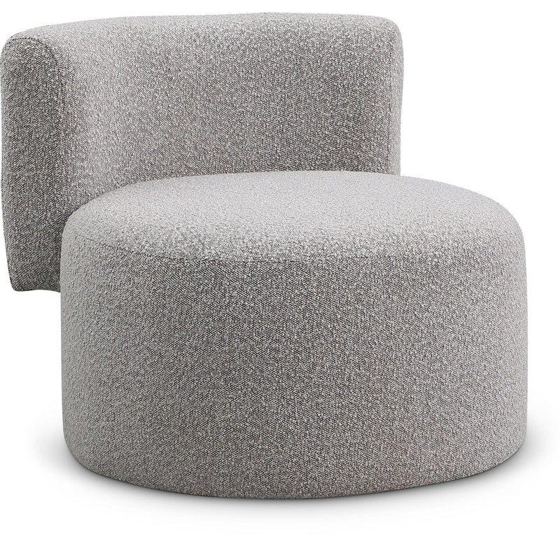 Meridian Como Taupe Boucle Fabric Accent Chair IMAGE 1