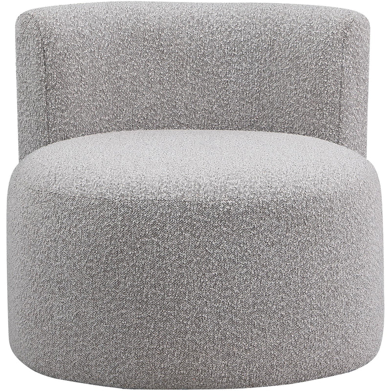 Meridian Como Taupe Boucle Fabric Accent Chair IMAGE 5