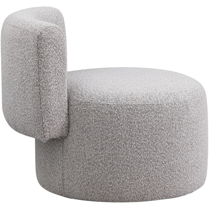 Meridian Como Taupe Boucle Fabric Accent Chair IMAGE 6