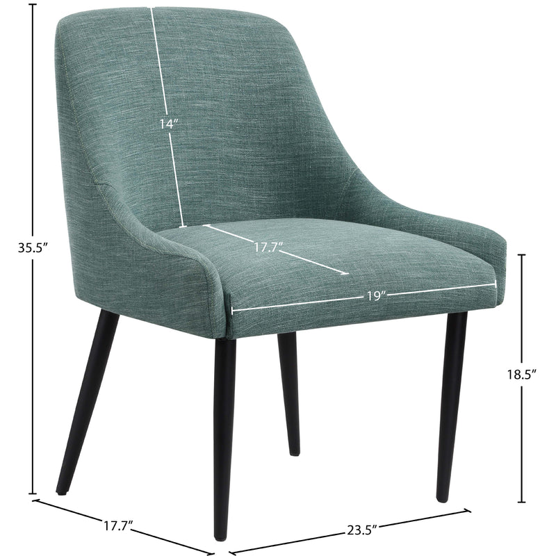 Diamond Modern Furniture Factory Direct Camden Dining Chair 573Green-C IMAGE 10