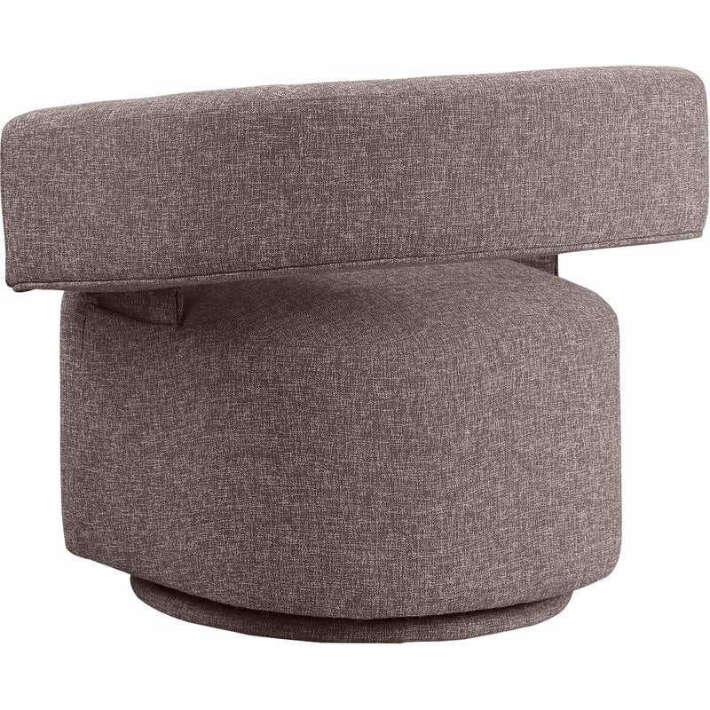Diamond Modern Furniture Meridian Niya Swivel Fabric Accent Chair 598Brown IMAGE 6