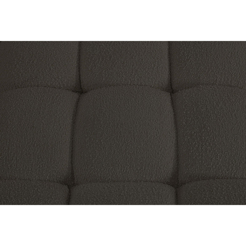 Meridian Ames Brown Boucle Fabric Modular Sofa IMAGE 10