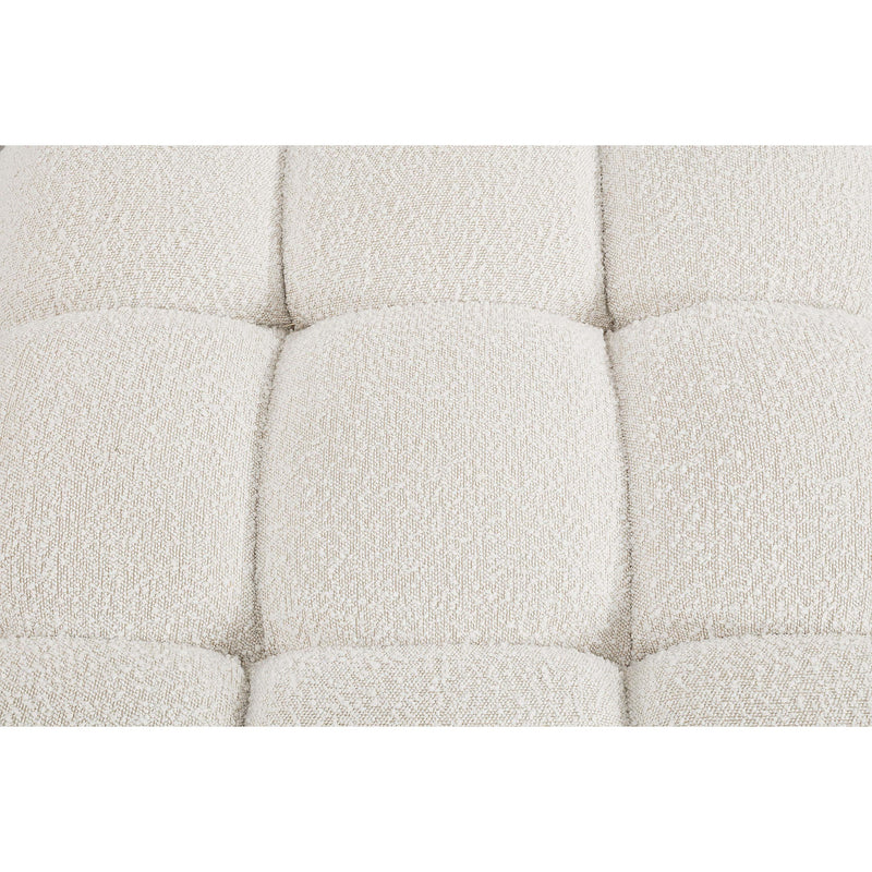 Meridian Ames Cream Boucle Fabric Modular Sofa IMAGE 10