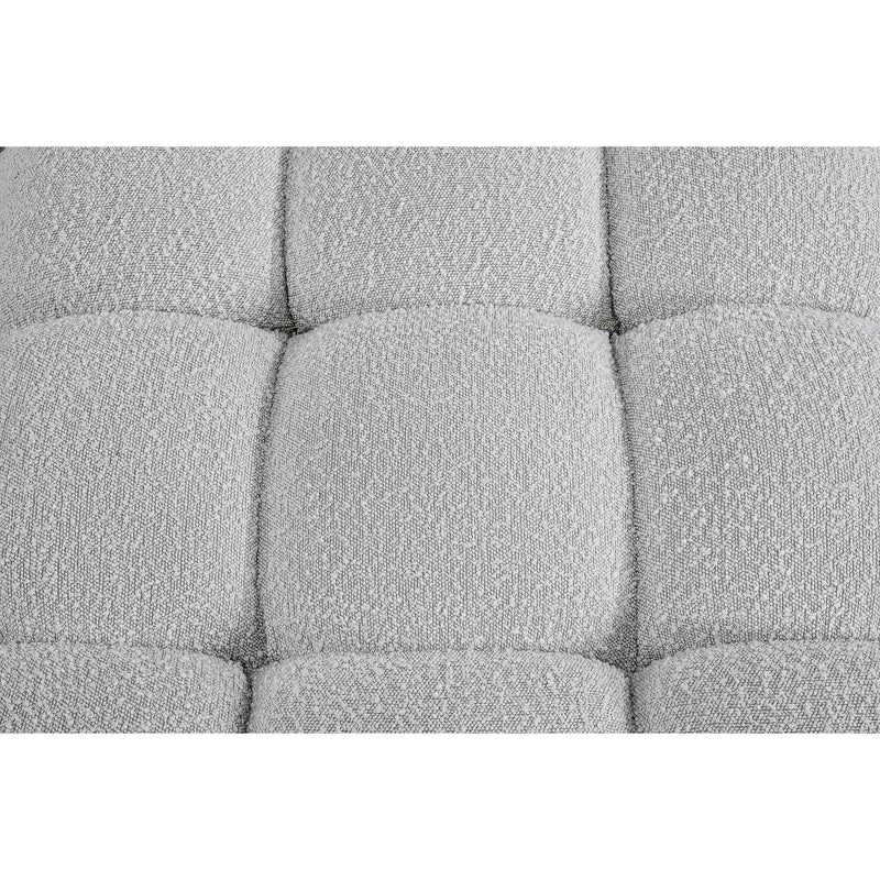 Meridian Ames Grey Boucle Fabric Modular Sectional IMAGE 12