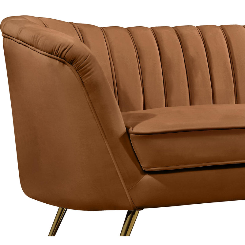 Meridian Margo Saddle Velvet Chair IMAGE 3