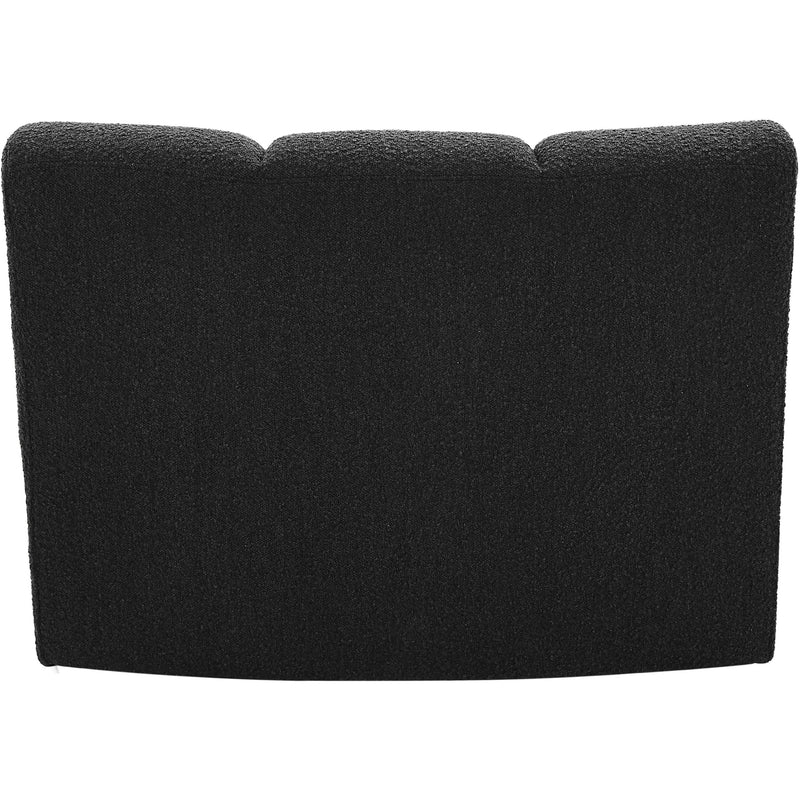 Meridian Infinity Black Boucle Fabric Modular Chair IMAGE 4