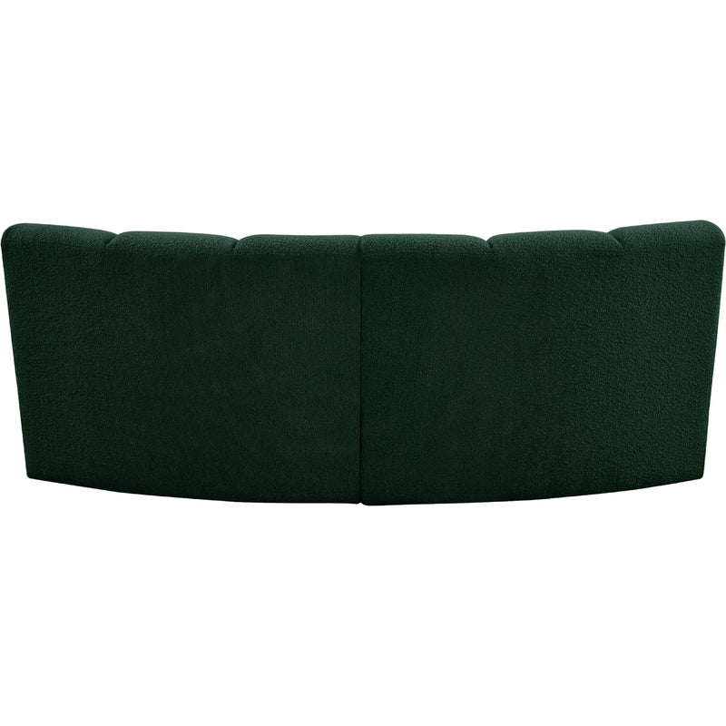 Meridian Infinity Green Boucle Fabric 2pc. Modular Sectional IMAGE 4