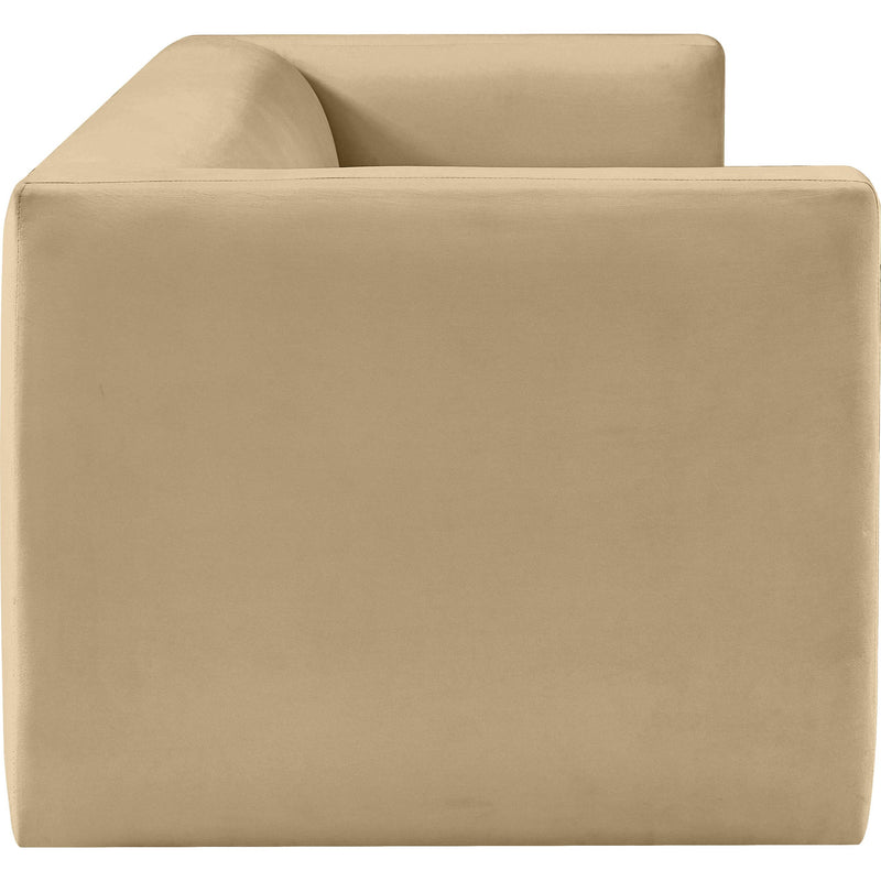 Meridian Henson Camel Velvet Sofa IMAGE 7