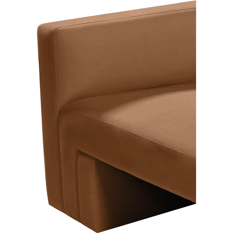 Meridian Henson Saddle Velvet Loveseat IMAGE 10