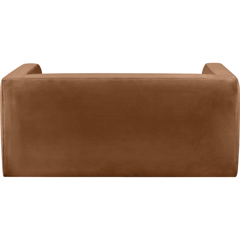 Meridian Henson Saddle Velvet Loveseat IMAGE 3