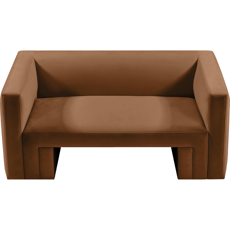 Meridian Henson Saddle Velvet Loveseat IMAGE 6