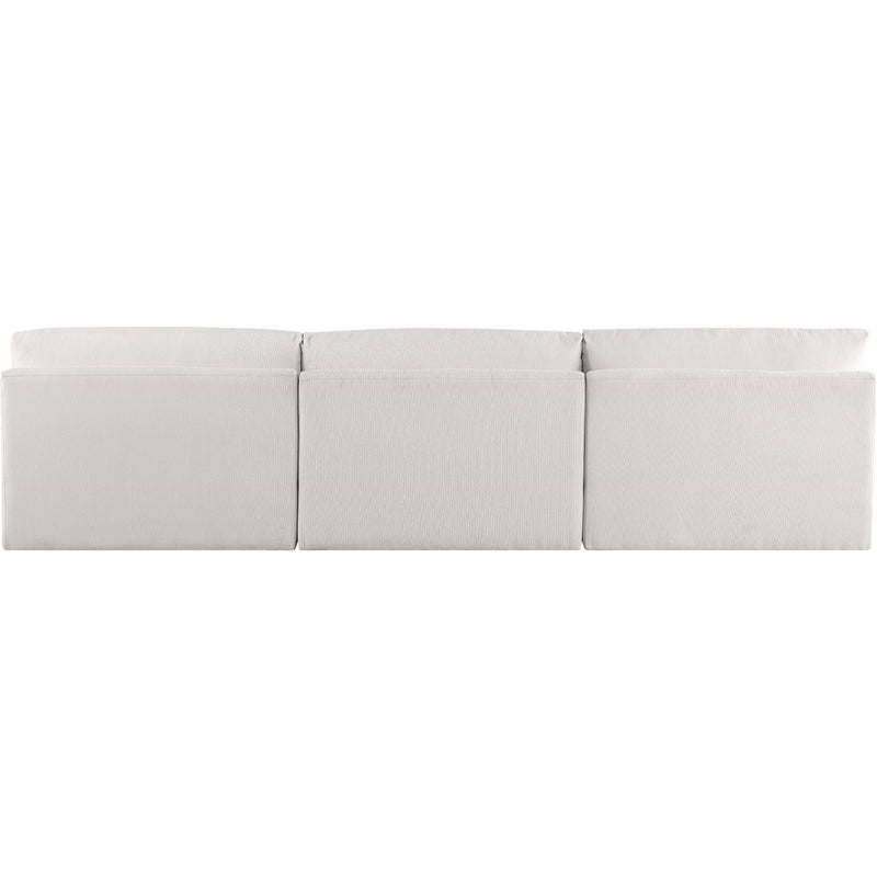 Meridian Ease Cream Polyester Fabric Modular Sofa IMAGE 3