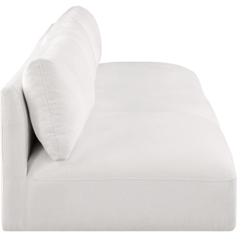 Meridian Ease Cream Polyester Fabric Modular Sofa IMAGE 5