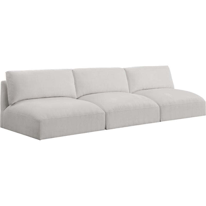 Meridian Ease Cream Polyester Fabric Modular Sofa IMAGE 7