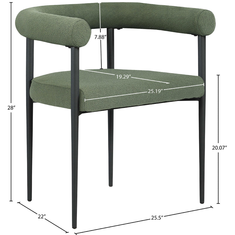 Diamond Modern Furniture Factory Direct Louie Dining Chair 715Green-C IMAGE 8