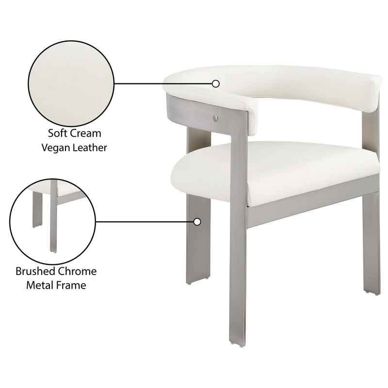 Diamond Modern Furniture Factory Direct Romeo Dining Chair 726Cream-C IMAGE 9