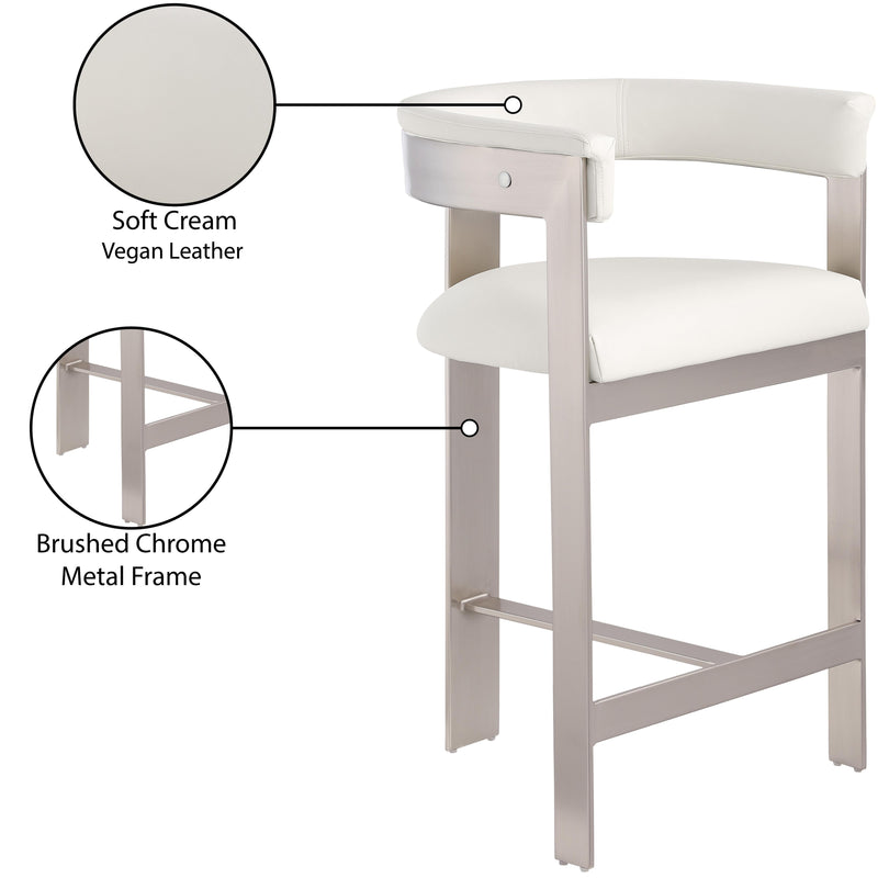 Diamond Modern Furniture Factory Direct Romeo Counter Height Stool 738Cream-C IMAGE 8