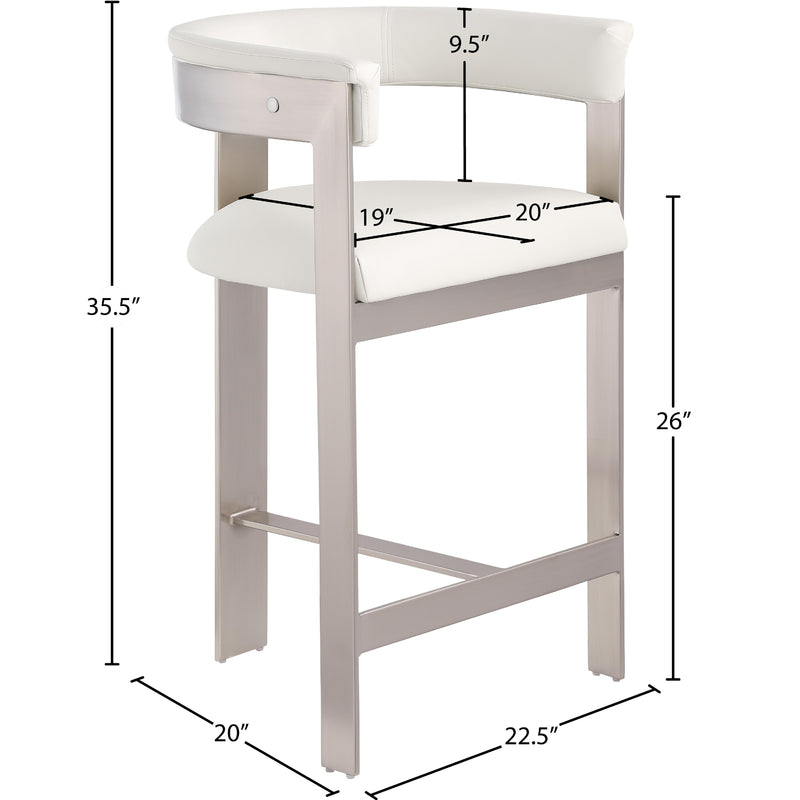 Diamond Modern Furniture Factory Direct Romeo Counter Height Stool 738Cream-C IMAGE 9