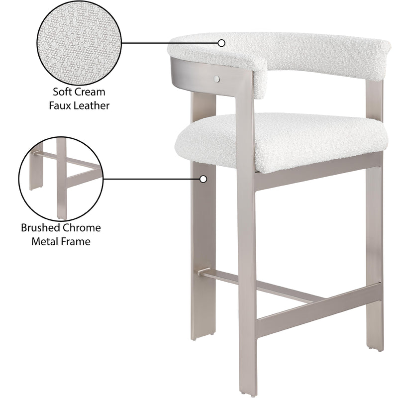 Diamond Modern Furniture Factory Direct Romeo Counter Height Stool 739Cream-C IMAGE 8