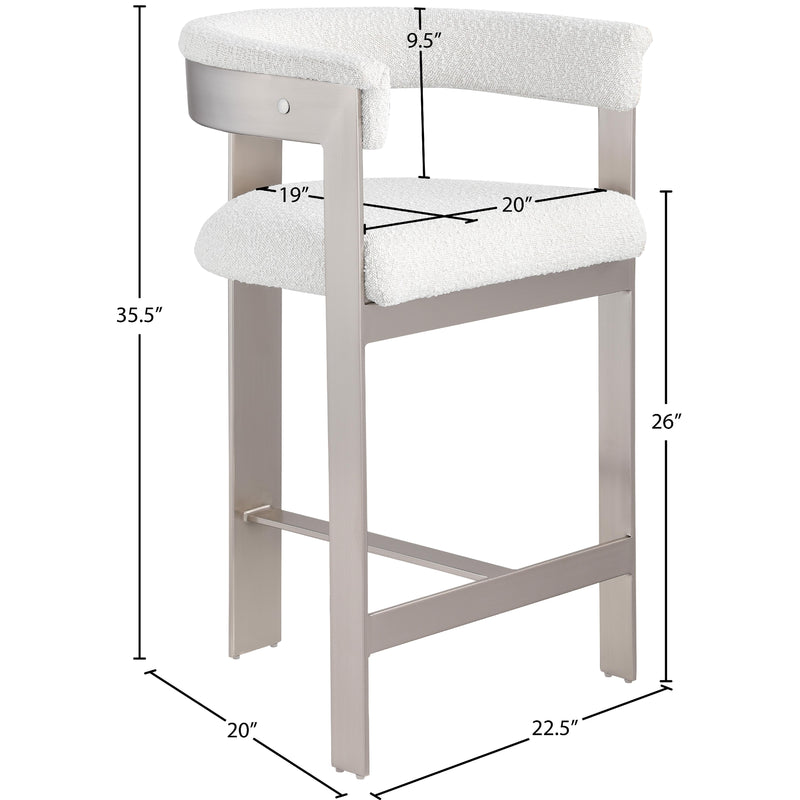 Diamond Modern Furniture Factory Direct Romeo Counter Height Stool 739Cream-C IMAGE 9