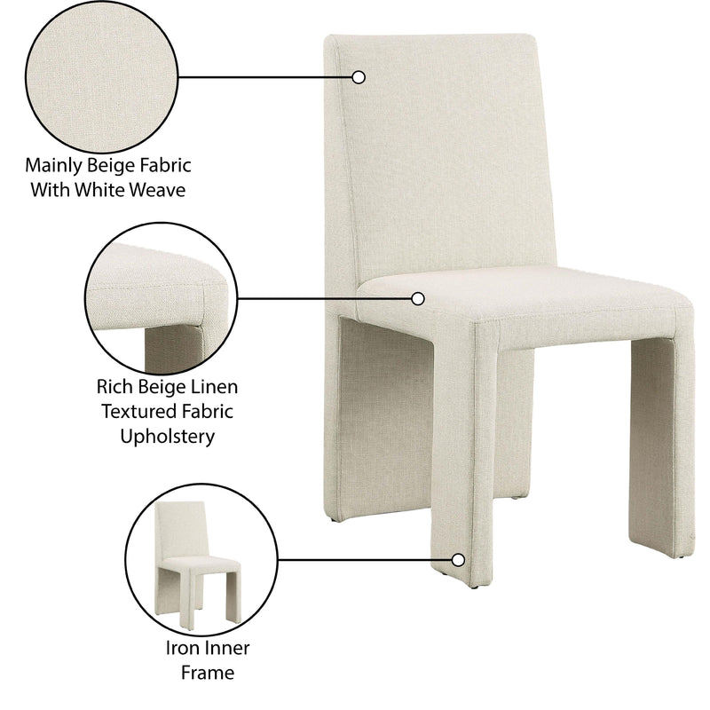 Diamond Modern Furniture Factory Direct Benson Dining Chair 751Beige-C IMAGE 10