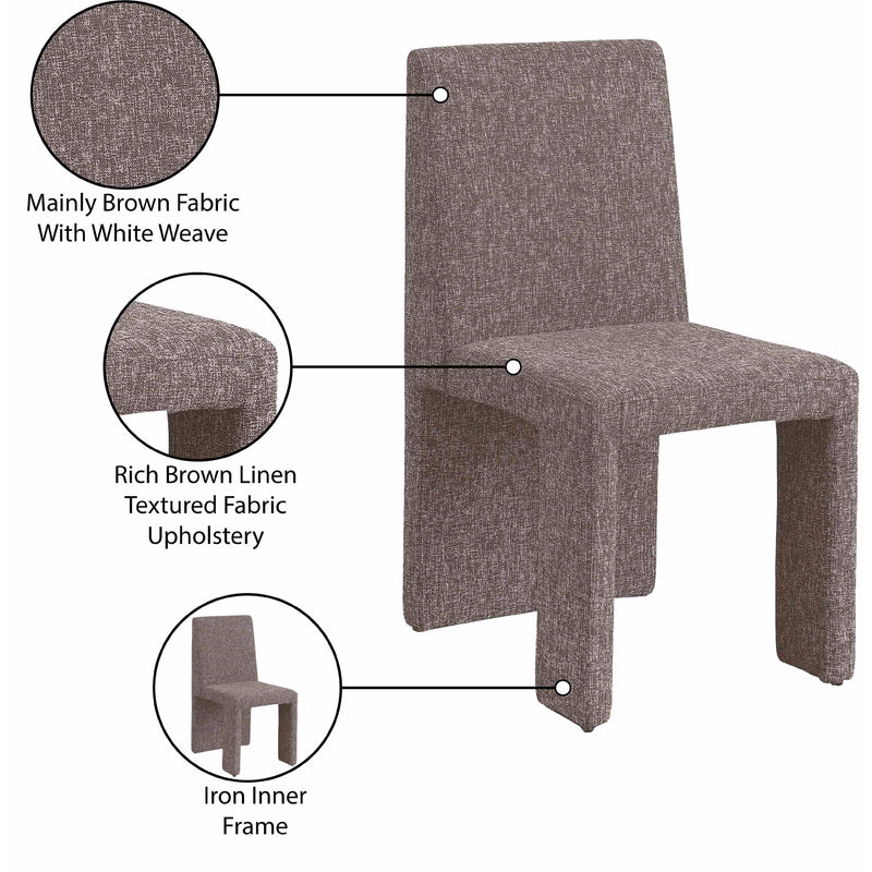 Diamond Modern Furniture Factory Direct Benson Dining Chair 751Brown-C IMAGE 10