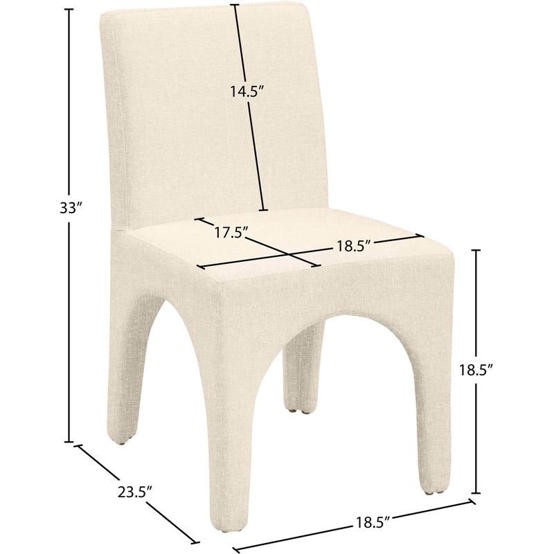 Diamond Modern Furniture Meridian Gramercy Dining Chair 753Beige-C IMAGE 11