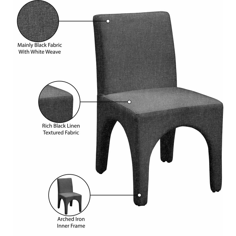 Diamond Modern Furniture Meridian Gramercy Dining Chair 753Black-C IMAGE 10