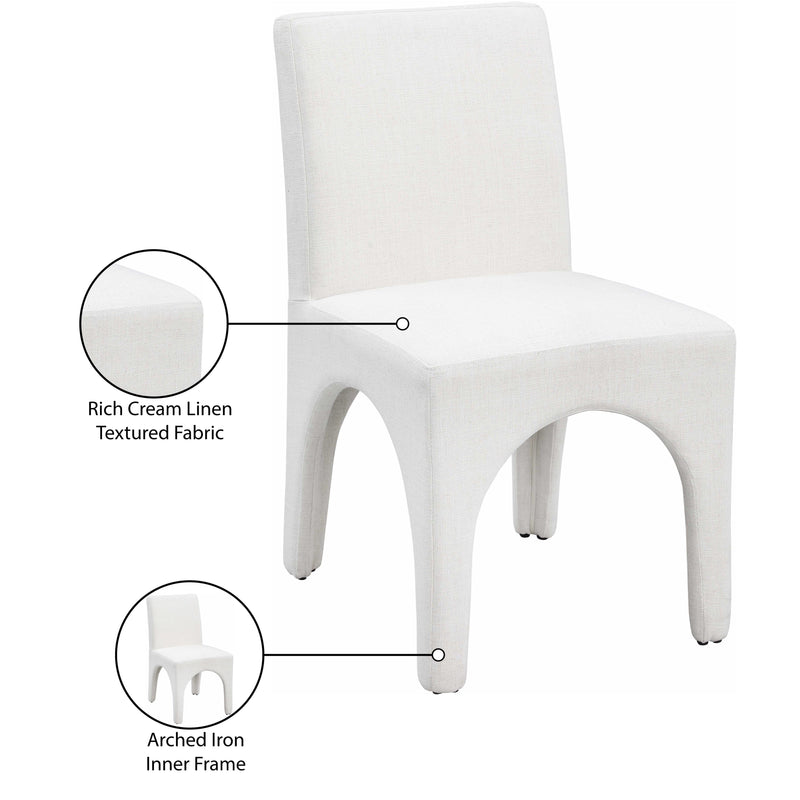 Diamond Modern Furniture Meridian Gramercy Dining Chair 753Cream-C IMAGE 10