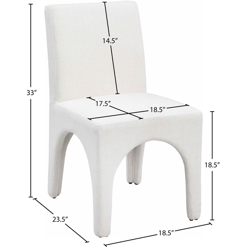 Diamond Modern Furniture Meridian Gramercy Dining Chair 753Cream-C IMAGE 11