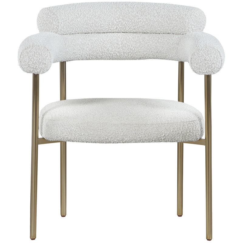 Meridian Blake Cream Boucle Fabric Dining Chair IMAGE 4