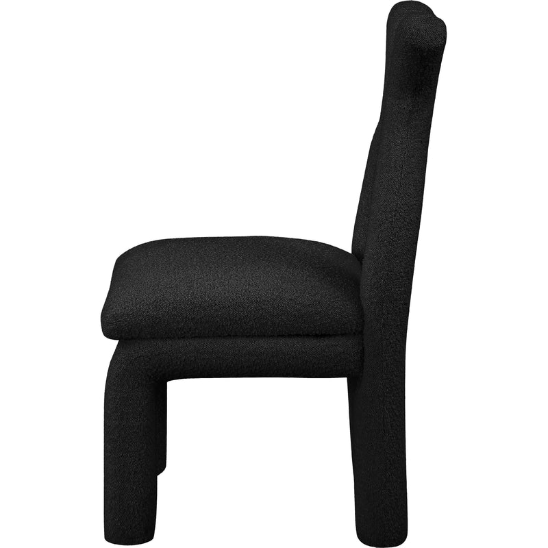 Meridian Xena Black Boucle Fabric Accent/Dining Chair IMAGE 6