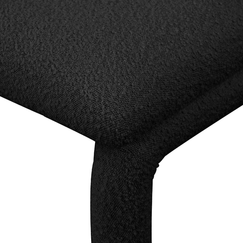 Meridian Xena Black Boucle Fabric Accent/Dining Chair IMAGE 7