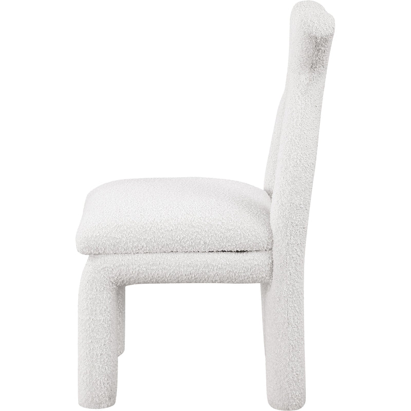 Meridian Xena Cream Boucle Fabric Accent/Dining Chair IMAGE 6