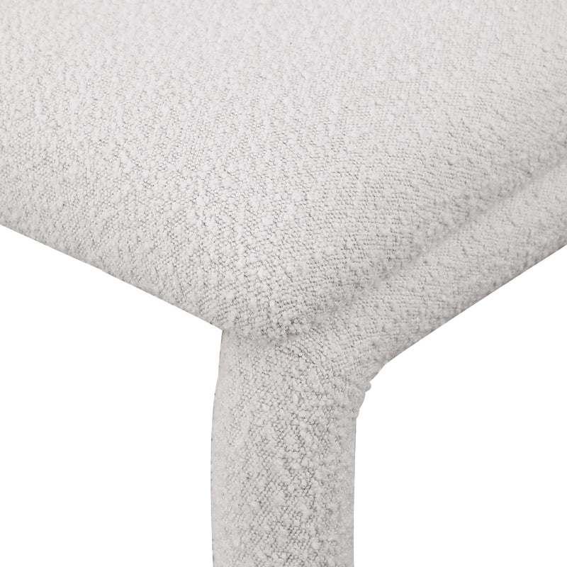 Meridian Xena Cream Boucle Fabric Accent/Dining Chair IMAGE 7