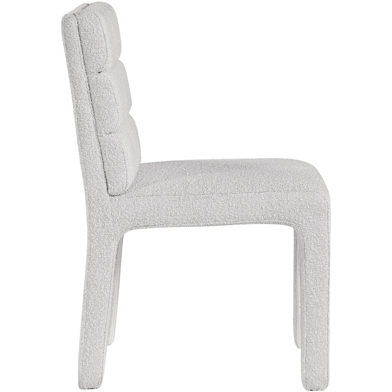 Meridian Kai Cream Boucle Fabric Dining Chair IMAGE 4