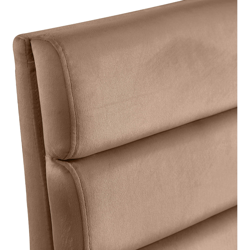 Meridian Kai Beige Velvet Dining Chair IMAGE 7