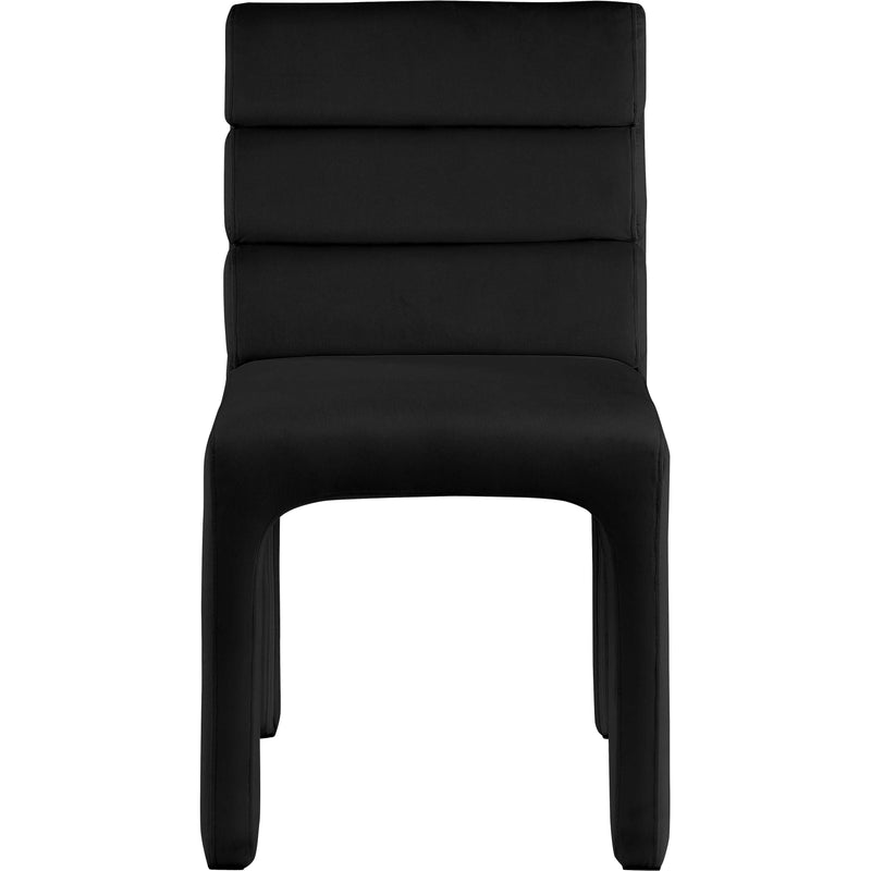 Meridian Kai Navy Velvet Dining Chair IMAGE 5