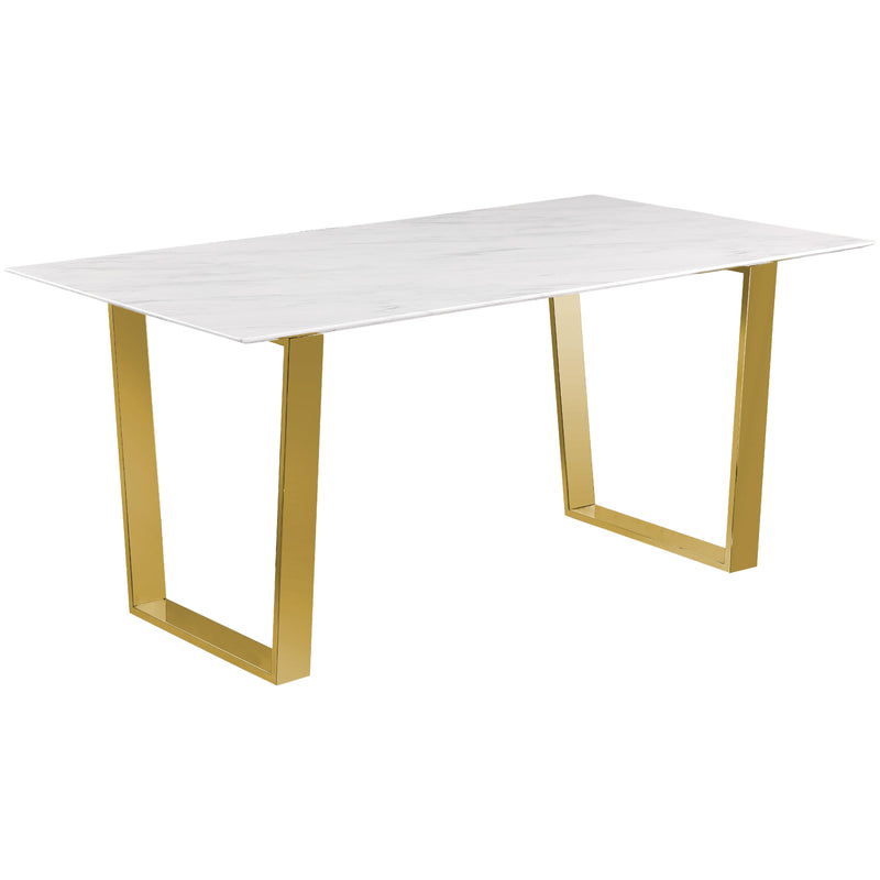 Meridian Cameron White Dining Table IMAGE 7