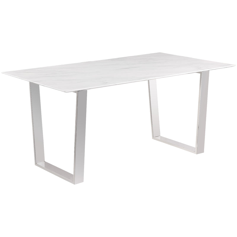 Meridian Carlton White Dining Table IMAGE 7