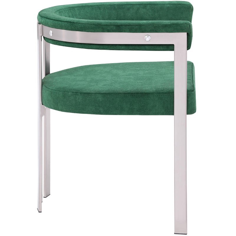 Meridian Marcello Green Velvet Dining Chair IMAGE 6